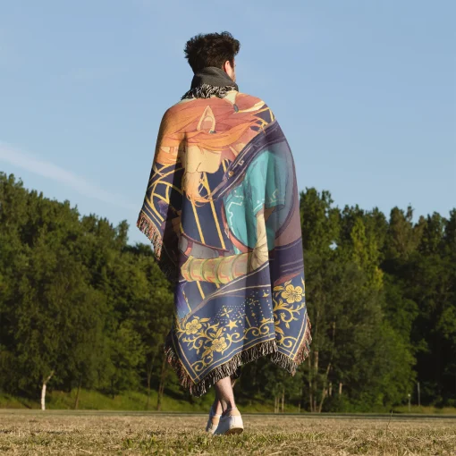 Link Woven Tapestry Throw Blanket – Epic Wall Art, Room Decor, Cozy Home Decor, Perfect Gift - Image 5