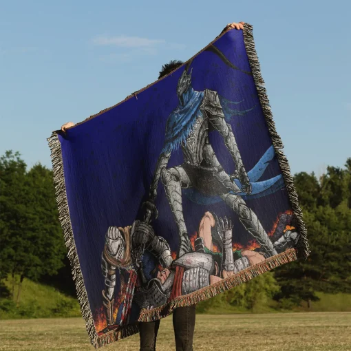 Souls Woven Tapestry Throw Blanket – Stylish Room Decor, Wall Rug, Collectible Accent, Home Decor - Image 3