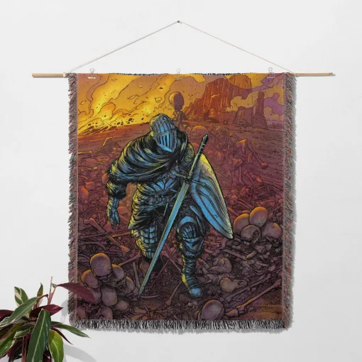 Souls Woven Tapestry Throw Blanket – Unique Room Decor, Wall Art, Picnic Mat, Perfect Merch - Image 2