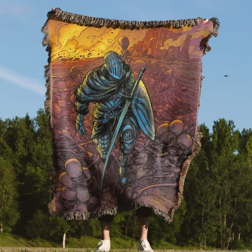 Souls Woven Tapestry Throw Blanket – Unique Room Decor, Wall Art, Picnic Mat, Perfect Merch - Image 4