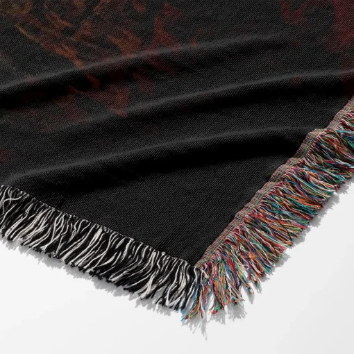 Diablo Woven Tapestry Throw Blanket – Vintage Wall Rug, Cozy Home Decor, Ideal Collectible for Fans - Image 6
