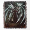 Diablo woven tapestry throw blanket, offering unique wall rug design and premium room decor, perfect as must-have gamer merch.