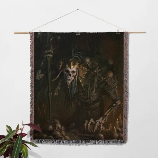 Diablo Woven Tapestry Throw Blanket – Collector’s Wall Rug, Perfect Gift for Game Enthusiasts - Image 2