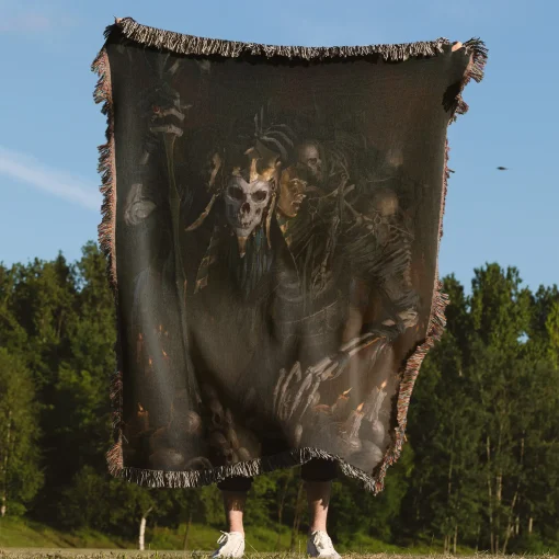 Diablo Woven Tapestry Throw Blanket – Collector’s Wall Rug, Perfect Gift for Game Enthusiasts - Image 4