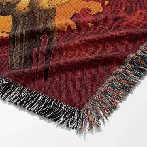Doom Woven Tapestry Throw Blanket – Stylish Room Decor, Wall Rug, Perfect Merch Gift - Image 6