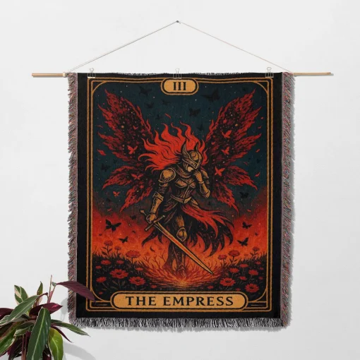 Elden Woven Tapestry Throw Blanket – Stylish Wall Rug, Room Decor, Collectible Accent - Image 2