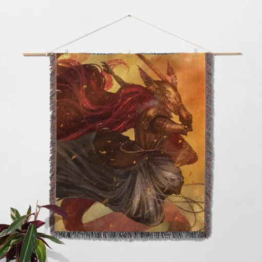 Elden Woven Tapestry Throw Blanket – Cozy Room Decor, Wall Art, Home Decor, Fun Gift - Image 2