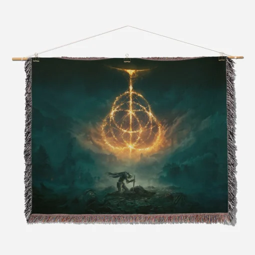 Elden Woven Tapestry Throw Blanket – Epic Wall Rug, Stylish Room Decor, Collectible Merch - Image 2