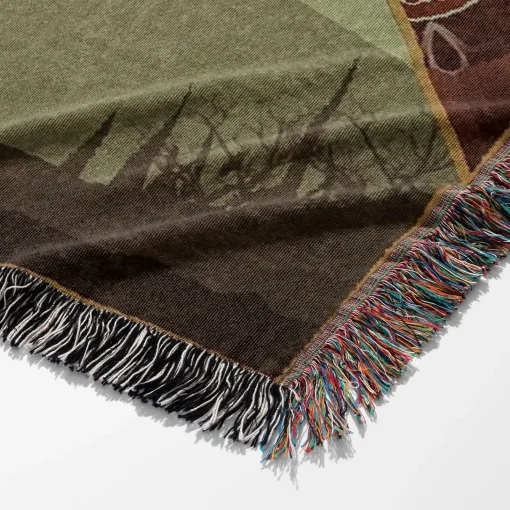 FO Woven Tapestry Throw Blanket – Stylish Wall Rug, Room Decor, Collectible Merch - Image 6