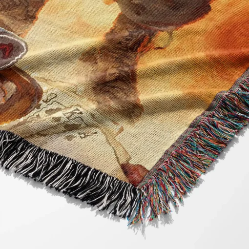 FO New Vegas Woven Tapestry Throw Blanket – Unique Wall Art, Cozy Room Decor, Home Decor Accent - Image 6