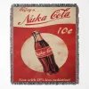 Fallout Nuka Cola woven tapestry throw blanket, featuring fun wall art design, picnic mat functionality, and room decor, perfect as a collectible accent for Fallout fans.