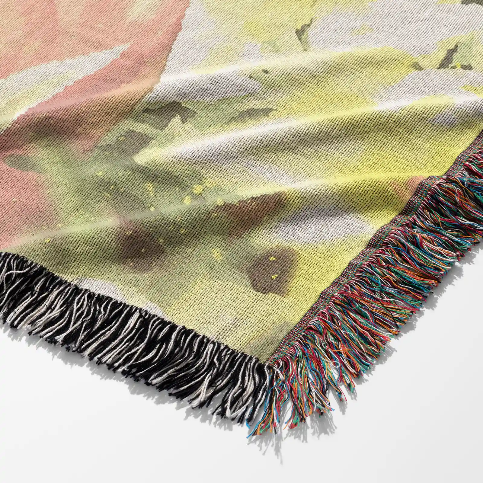 Aerith Woven Tapestry Throw Blanket – Unique Wall Art, Room Decor, Cozy Home Decor - Image 6