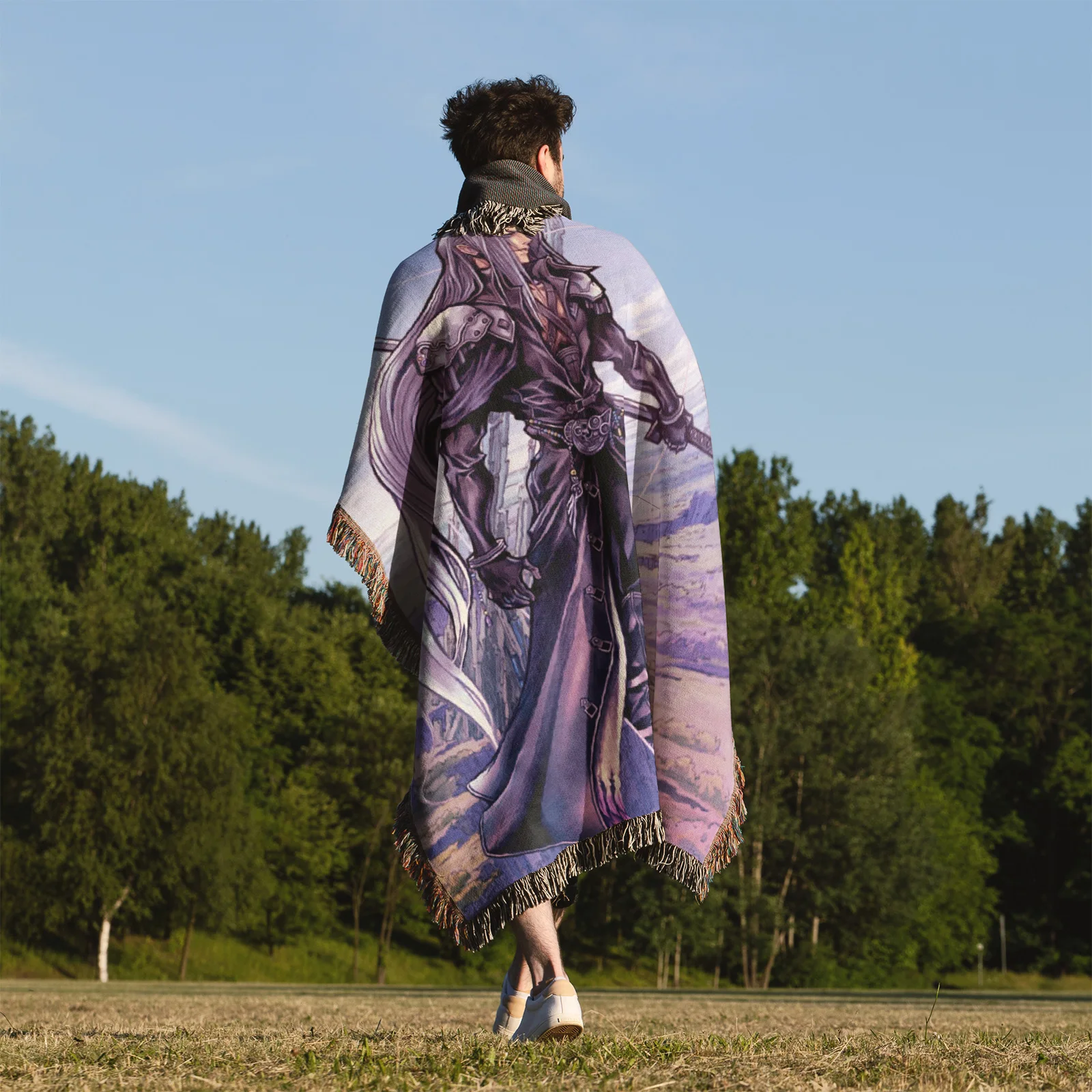 Sephiroth Woven Tapestry Throw Blanket – Cool Wall Art, Room Decor, Collectible Accent - Image 5