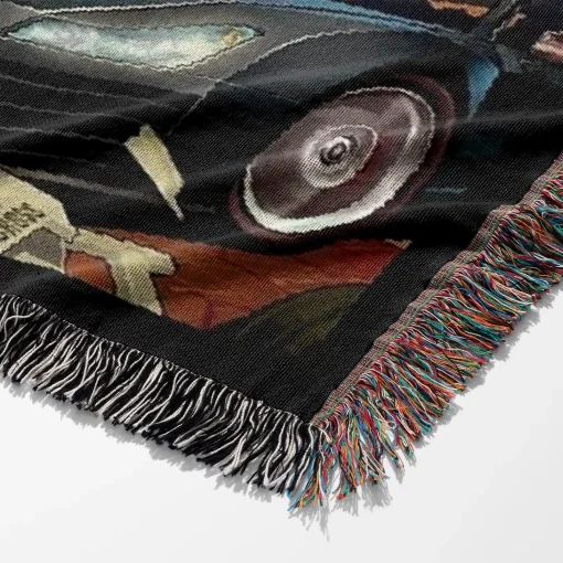 GTA CD Cover Woven Tapestry Throw Blanket – Unique Wall Art, Room Decor, Cozy Home Decor, Perfect Gift - Image 6