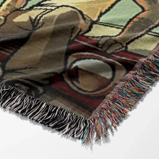 GTA San Andreas CD Cover Woven Tapestry Throw Blanket – Fun Wall Art, Room Decor, Picnic Mat, Perfect Collectible - Image 6