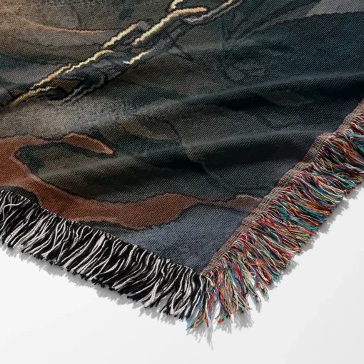 Hollow Game Woven Tapestry Throw Blanket – Unique Wall Art, Room Decor, Home Decor, Collectible Merch - Image 6