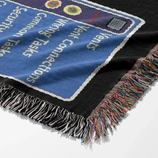 The Skeld Woven Tapestry Throw Blanket – Unique Wall Art, Room & Home Decor, Cozy Throw - Image 6