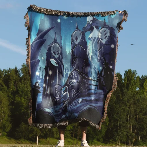 Hollow Game Woven Tapestry Throw Blanket – Unique Wall Art, Room Decor, Cozy Home Decor, Perfect Gift - Image 4