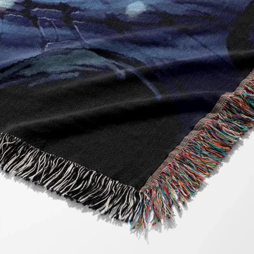 Hollow Game Woven Tapestry Throw Blanket – Unique Wall Art, Room Decor, Cozy Home Decor, Perfect Gift - Image 6