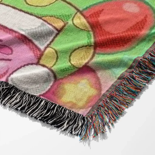 Kirby Woven Tapestry Throw Blanket – Unique Room Decor, Wall Art, Cozy Home Decor - Image 6