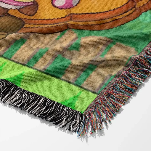 Mario Woven Tapestry Throw Blanket – Cute Wall Art, Room Decor, Cozy Home Decor, Perfect Gift - Image 6