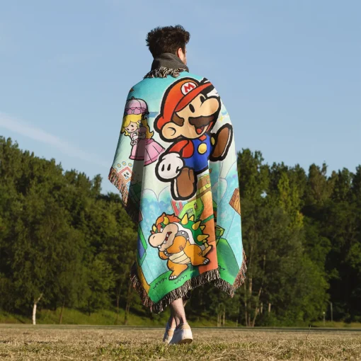 Super Mario Woven Tapestry Throw Blanket – Epic Wall Rug, Room Decor, Collectible Merch - Image 5