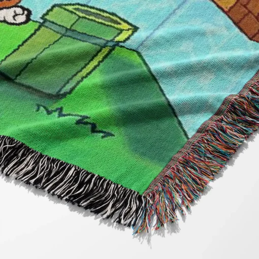 Super Mario Woven Tapestry Throw Blanket – Epic Wall Rug, Room Decor, Collectible Merch - Image 6