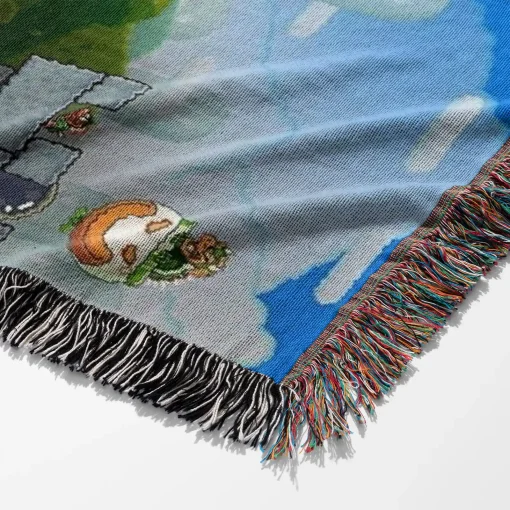 Mario Woven Tapestry Throw Blanket – Cute Wall Art, Room Decor, Cozy Home Decor, Perfect Gift - Image 6