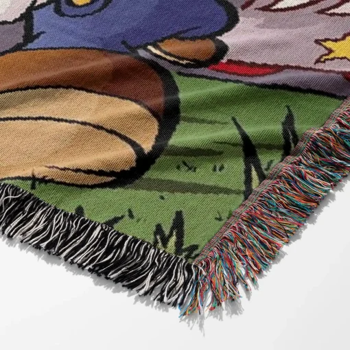 Mario Woven Tapestry Throw Blanket – Cute Wall Art, Room Decor, Picnic Mat, Perfect Collectible - Image 6