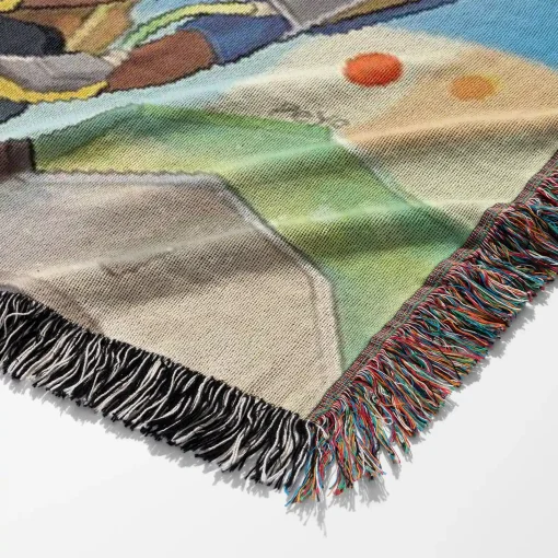 OW Lucio Woven Tapestry Throw Blanket – Epic Wall Art, Room Decor, Cozy Home Decor, Perfect Gift - Image 6