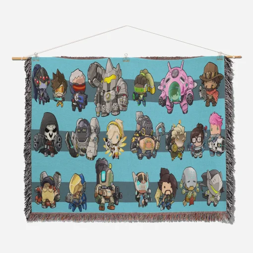 OW Woven Tapestry Throw Blanket – Epic Wall Rug, Room Decor, Home Decor, Collectible Accent - Image 2