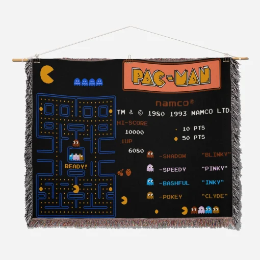 Pac Woven Tapestry Throw Blanket – Cute Wall Art, Room Decor, Cozy Home Decor, Perfect Gift - Image 2