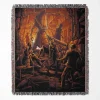 Silent Hill woven tapestry throw blanket, designed with spooky wall art and cozy home decor, making it the perfect gift for Silent Hill fans.