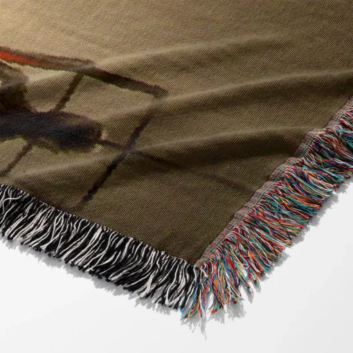 Silent Woven Tapestry Throw Blanket – Unique Wall Art, Room Decor, Home Decor Accent - Image 6