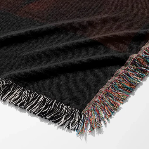 Silent Woven Tapestry Throw Blanket – Dark Wall Rug, Room Decor, Collectible Accent, Home Decor - Image 6