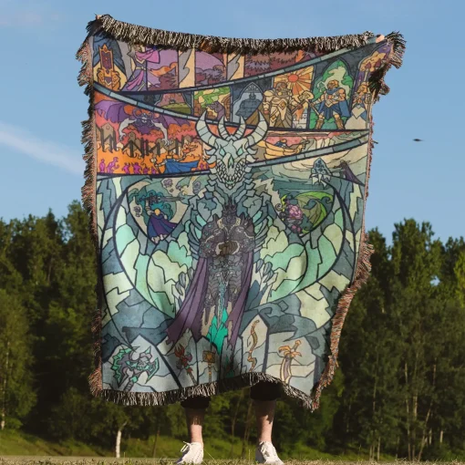 WOW Woven Tapestry Throw Blanket – Stylish Wall Art, Room Decor, Cozy Home Decor - Image 4