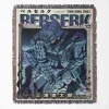 Berserk Manga woven tapestry throw blanket, designed with vintage wall art and cool room decor, perfect for fans and collectors of the iconic anime and manga series.