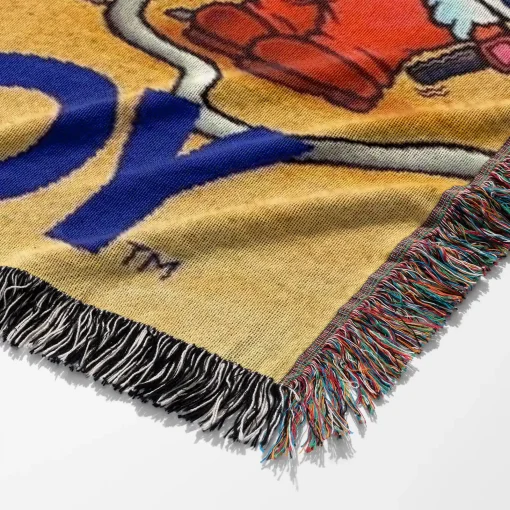Mario Woven Tapestry Throw Blanket – Fun Wall Art, Unique Room Decor, Collectible Merch - Image 6