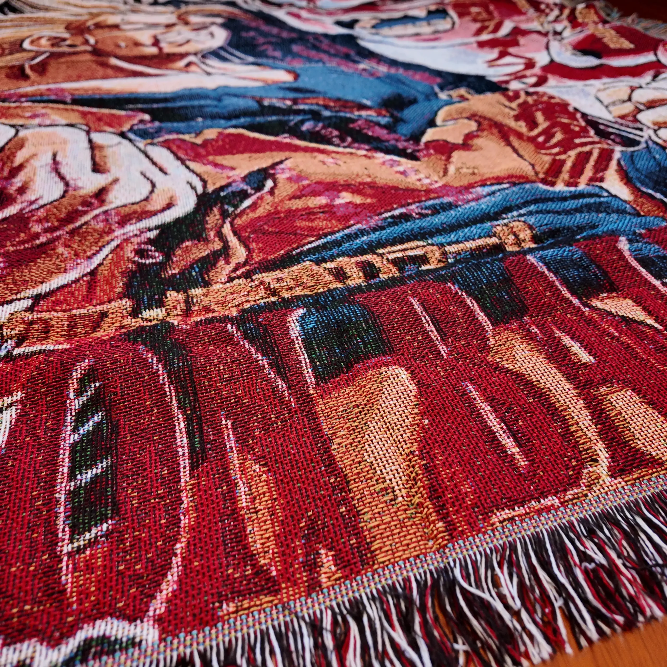 DB Woven Tapestry Throw Blanket – Stylish Wall Rug, Bright Home Decor, Perfect Gift - Image 7