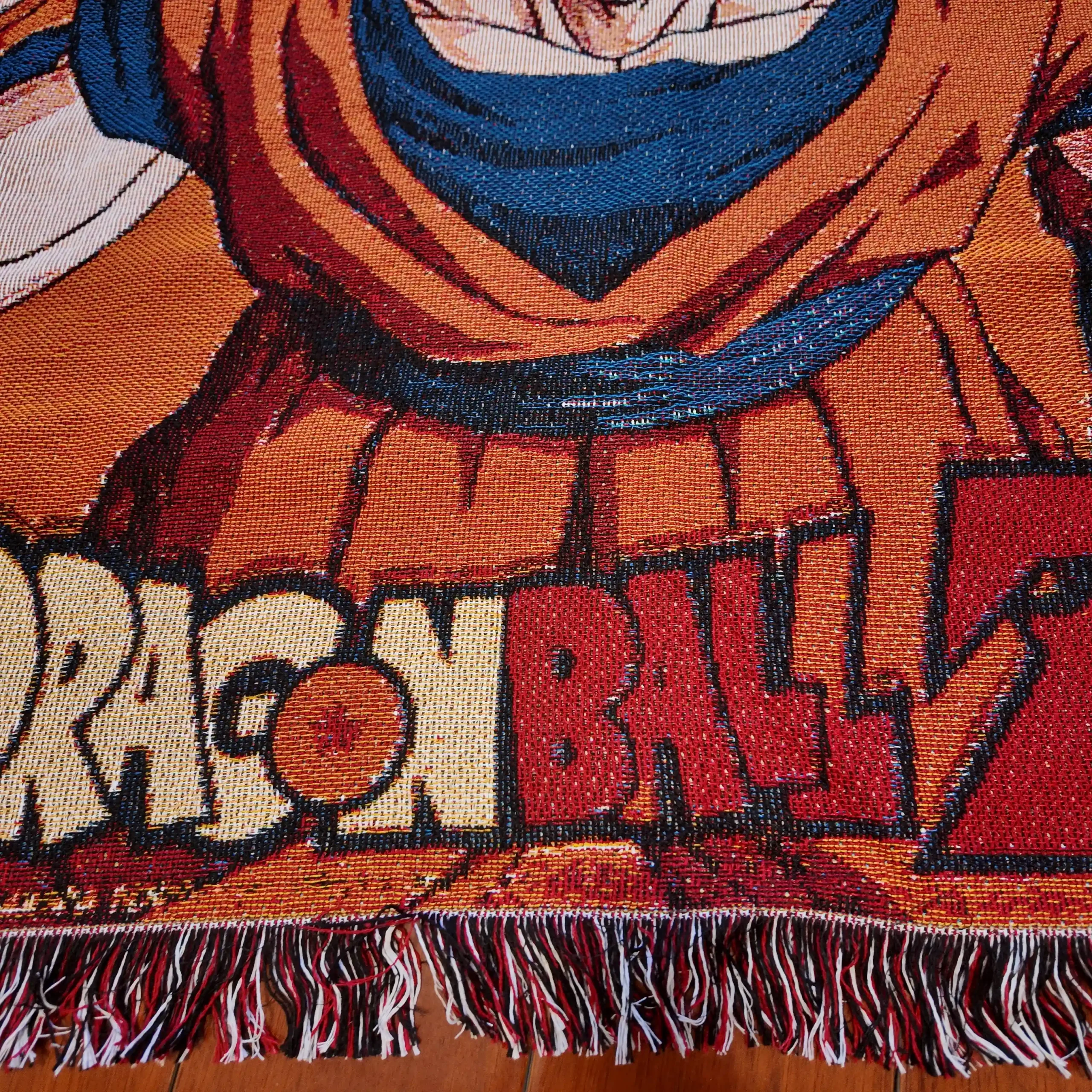 DBZ Woven Tapestry Throw Blanket – Fun Wall Art, Unique Room Decor, Collectible Merch - Image 7