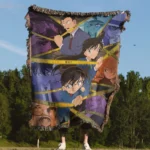Conan Anime Woven Tapestry Throw Blanket – Fun Wall Rug, Cool Room Decor, Perfect Gift - Image 4