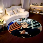 Garou Round Rug – Epic Rug for Boys Bedroom or Character-Themed Decor - Image 2
