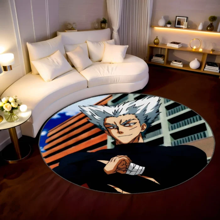 Garou Round Rug – Epic Rug for Boys Bedroom or Character-Themed Decor - Image 2