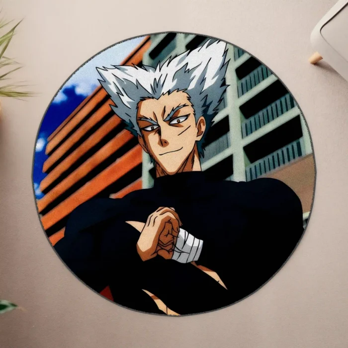 Garou Round Rug – Epic Rug for Boys Bedroom or Character-Themed Decor - Image 4