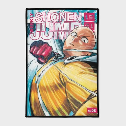 For *One Punch Man* fans, this comic cover rug adds a cool and stylish touch to your gaming room or room decor. It’s a must-have for fans of the iconic series.