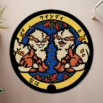 Arcanine Manhole Cover Round Rug – Unique Rug for Boys Room or Home Decor - Image 4