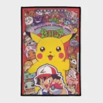 This *Pokémon* comic cover rug adds a unique touch to your boys' bedroom or gaming room. It makes a great gift for fans, bringing the world of *Pokémon* to life in your space.