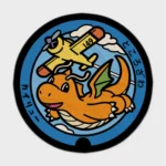 Step into the world of *Pokémon* with this Dragonite manhole cover round rug. Ideal for game rooms or kids' rooms, it adds a cool and adventurous vibe to any space.