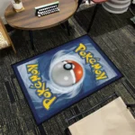 Pokeball Card Back Rug – Cool Carpet, Great Gift for Game Room Fans - Image 2