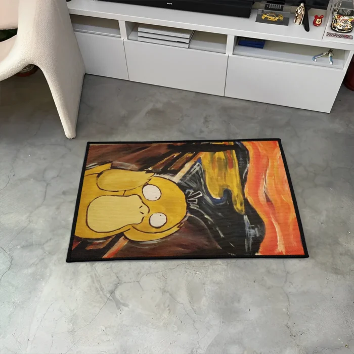 Psyduck Rug – Cute Floor Mat for Bedroom or Gaming Room Decor - Image 3